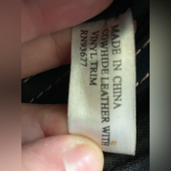 St. John’s Bay Vintage Blue Leather Handbag - Picture 10 of 15